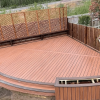 Finished deck built using Decking Tape – UV stable, easy-to-tear, professional-grade protective tape