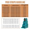 Post strip guidelines for Walther Strong post tape – UV stable, easy-to-tear, repositionable