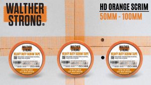 Orange Scrim tape with 3 sizes.