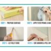 H20 Prime Mask – simple application steps for liquid masking