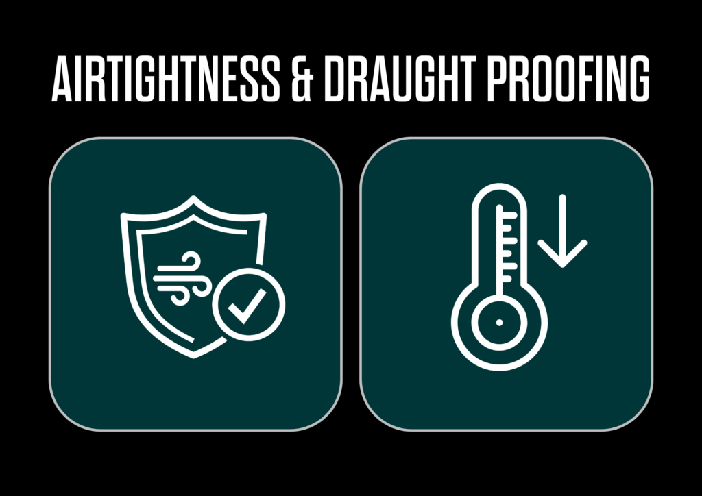 airtightness and draft proofing